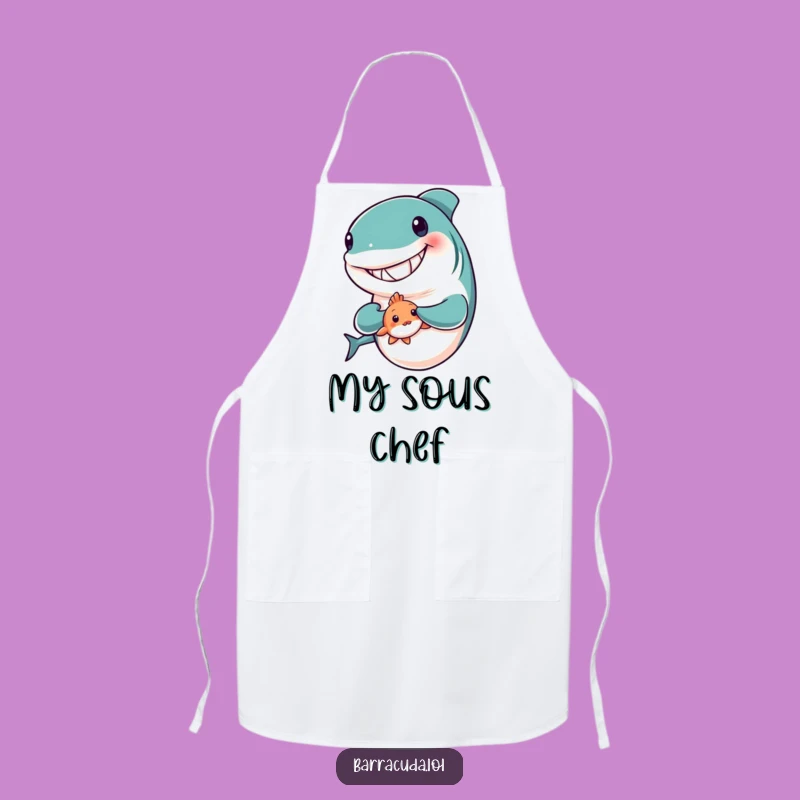 Funny Barracuda Friend Apron - Kitchen Humor for Kind Hearts Gift