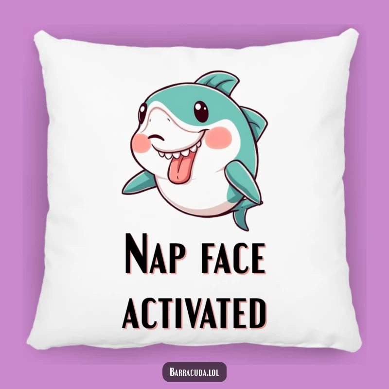 Funny Kawaii Barracuda Pillow: Cheeky Comfort for Your Home!