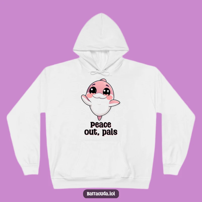 Cozy Funny Kawaii Barracuda Hoodie: Innocent Waves of Comfort!