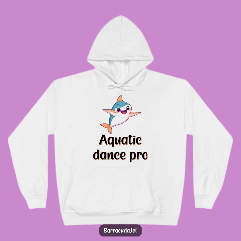 Funny Barracuda Hoodie: Cozy Synchronized Swimmer, Elegant Flair, Ultimate Humorous Gift