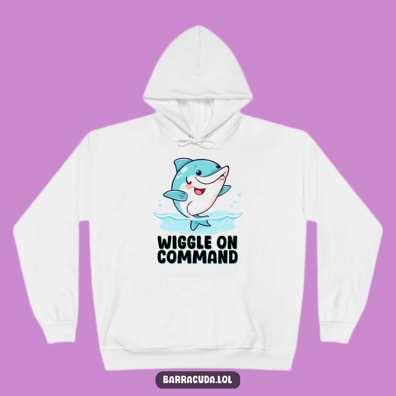 Funny Happy Barracuda Hoodie - Kawaii Wiggle Dance Comfort