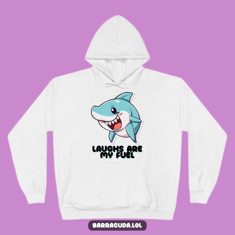 Funny Joke Barracuda Hoodie: Cozy Comedy Design, Perfect Humorous Gift for Comedians