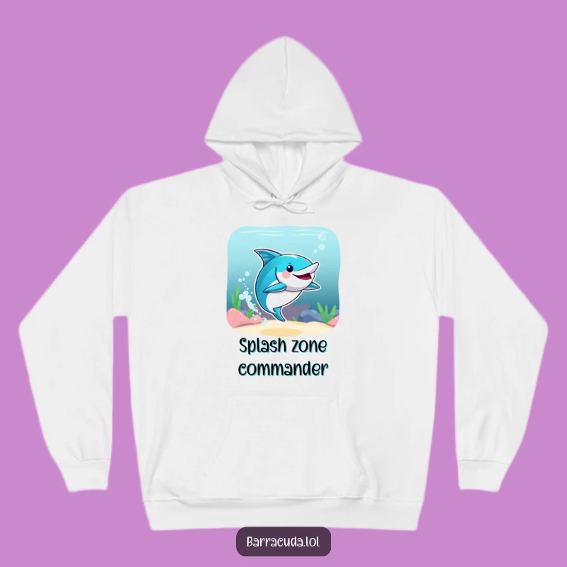 Funny Barracuda Synchronized Swimming Hoodie - Cozy Aquatic Humor Gift
