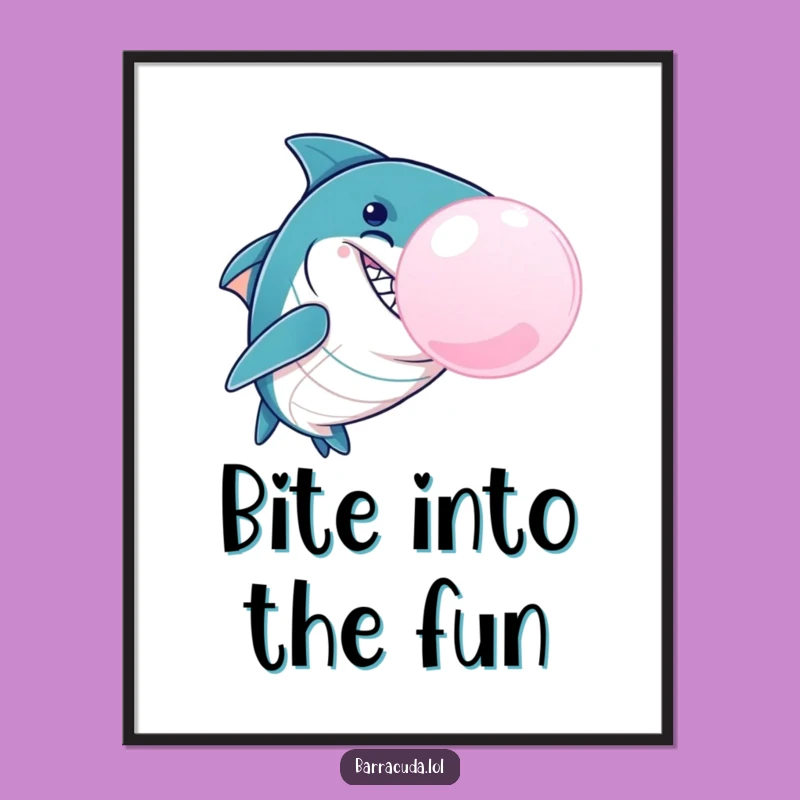 Mischief Barracuda Art: Free Printable Downloadable Gift for Quirky Decor!