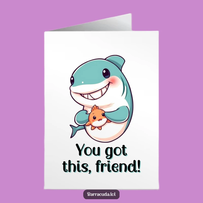 Free Printable Congrats Card: Barracuda's Buddy Celebration - Downloadable Gift