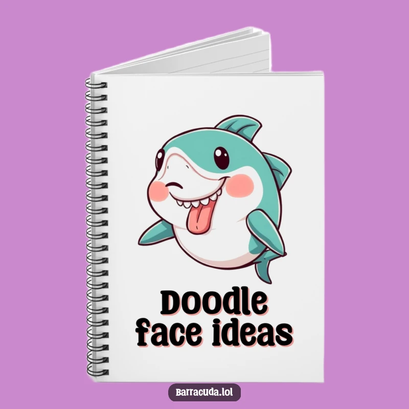 Funny Kawaii Barracuda Notebook: Jot Down Funny Thoughts!