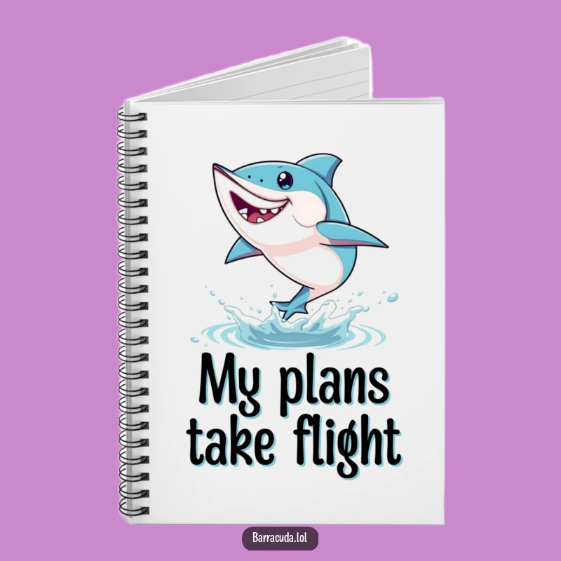 Funny Barracuda Leap Notebook: Capture Your Dynamic Ideas