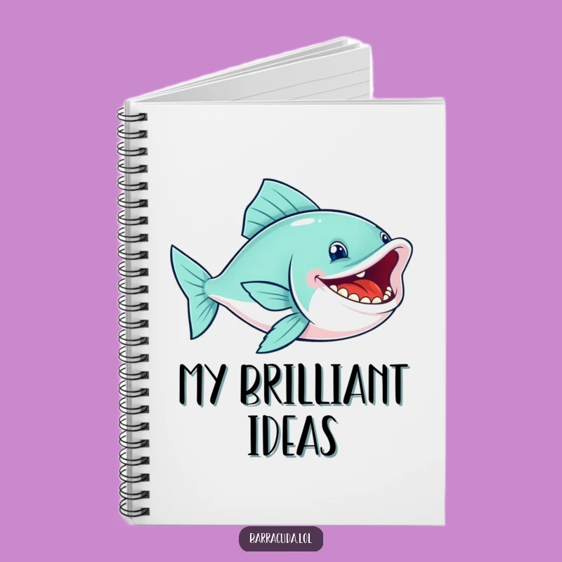 Funny Gleeful Fish Notebook: Jot Down Ideas with a Toothy Grin