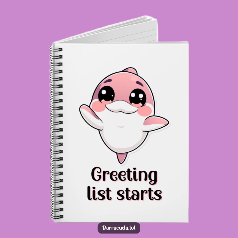 Funny Kawaii Barracuda Notebook: Jot Down Friendly Notes!