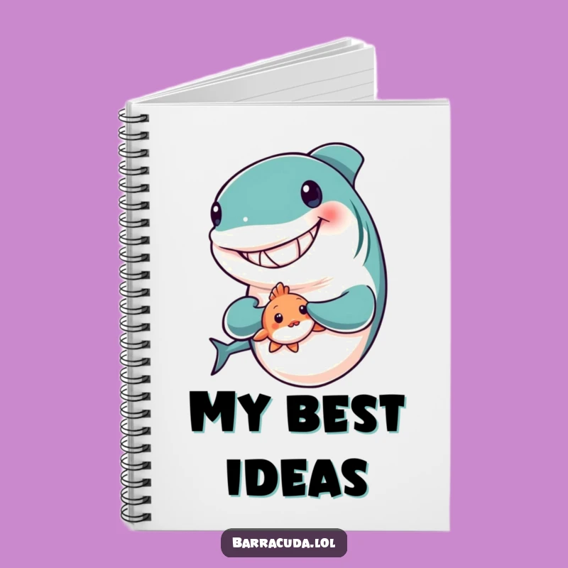 Funny Barracuda Friend Notebook - Journal Your Connections Gift