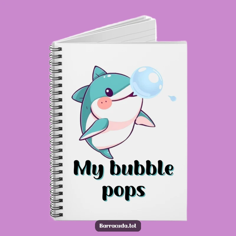 Funny Barracuda Bubble Notebook: Jot Down Ideas with This Hilarious Fishy Journal!