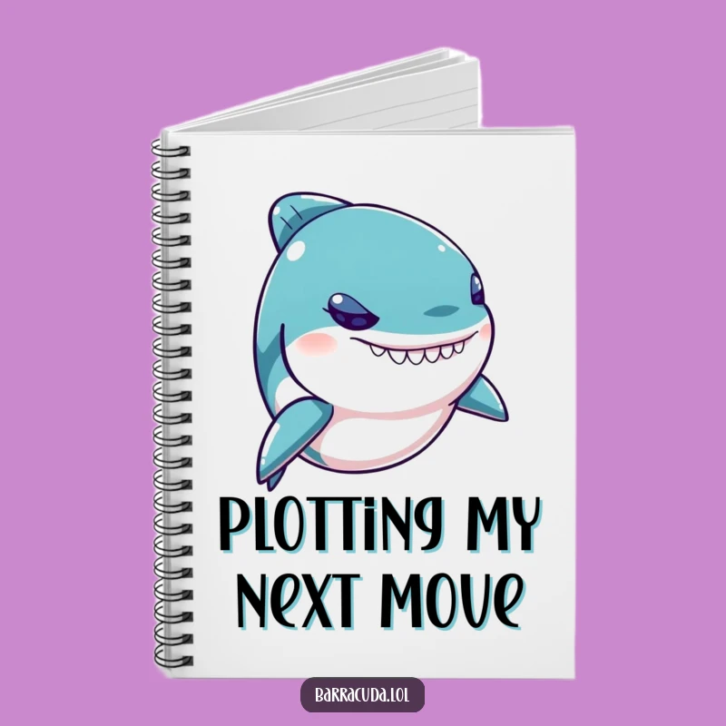 Funny Kawaii Barracuda Notebook: Jot Down Ideas with Mischief, Great Gift
