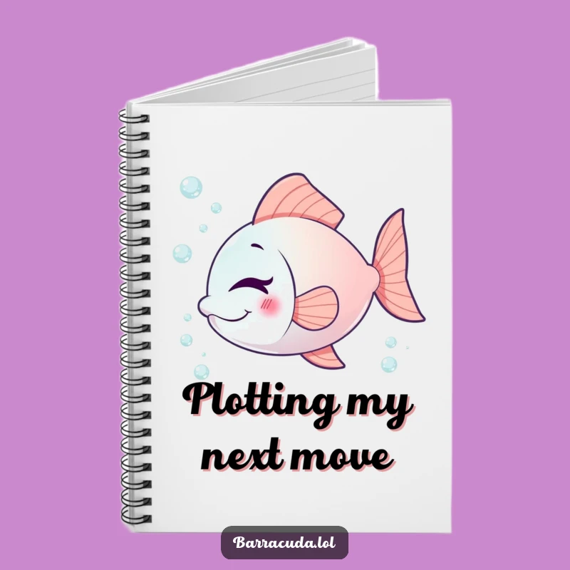 Funny Winking Fish Notebook: Jot Down Notes with Playful Flair