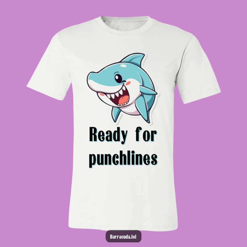 Funny Joke Barracuda T-Shirt: Hilarious Fish Tee, Perfect Humorous Gift for Comedy Fans