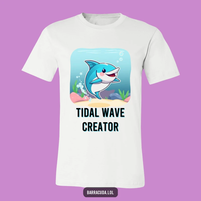 Funny Barracuda Synchronized Swimmer T-Shirt - Hilarious Fish Tee Gift